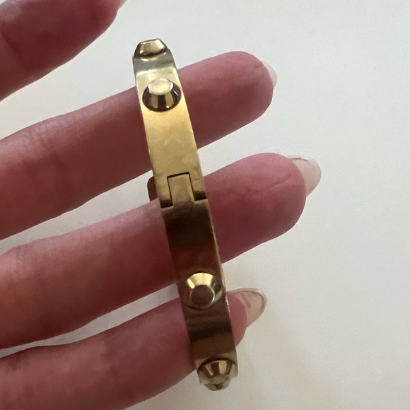 Micheal Kors Gold Buckle Bracelet - Picture 7 of 7